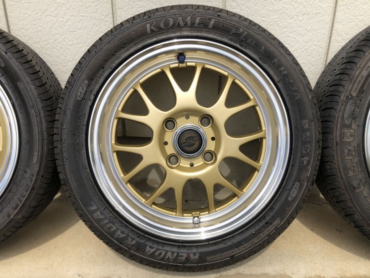 ホンダ ビート用 レーシングスパルコNSー3 15-5.5J 14-5J 165/55R15