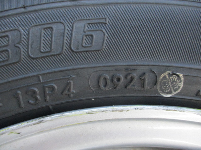 新品タイヤ☆ヨコハマ☆Ｓ３０６☆１５５／６５Ｒ１３☆中古ホイールセット☆ワゴンＲ・パレット・モコ・ラパン等に☆ｆｕ_4
