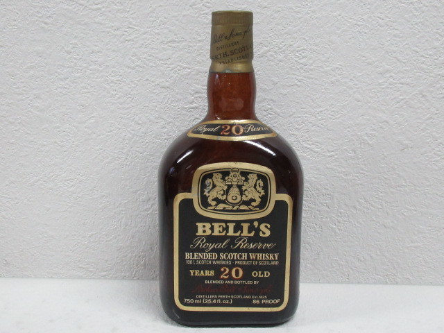 BELL'S 20年 スコッチウイスキー BELL'S ベルズ 20年 ロイヤルリザーブ スコッチ ウイスキー 43度 750ml