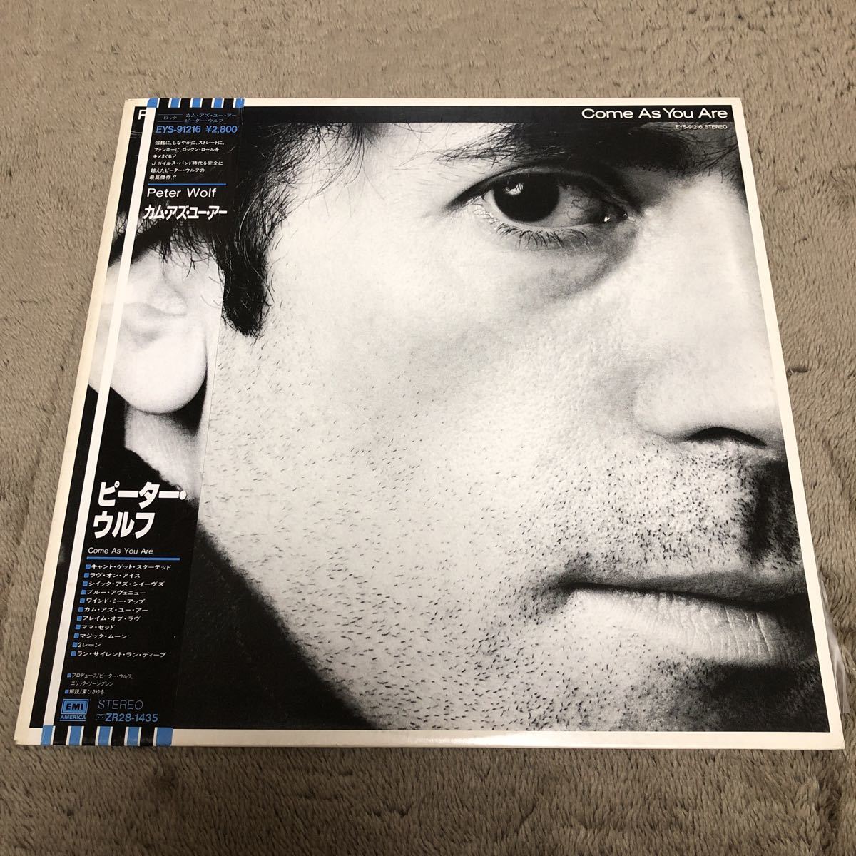 Peter Wolf ピーターウルフ Come As You Are カムアズユーアー 帯付lp レコード 見本品 見本 非売品 Eys ライナー有 P 売買されたオークション情報 Yahooの商品情報をアーカイブ公開 オークファン Aucfan Com