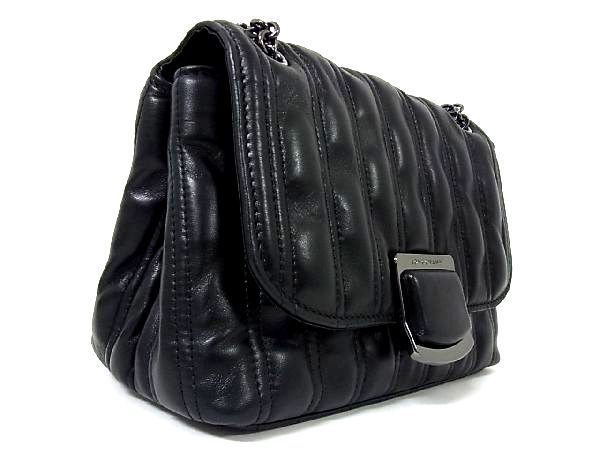 1円 □新品□未使用□ LONGCHAMP ロンシャン ロゴ レザー SV金具 