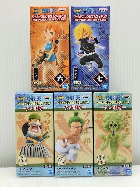 Sz1432 0509 52 ワンピース ワールドコレクタブルフィギュア 5体セット ワノ国 ゾロ ウソップ ブルック ナミ サンジ One Piece 売買されたオークション情報 Yahooの商品情報をアーカイブ公開 オークファン Aucfan Com