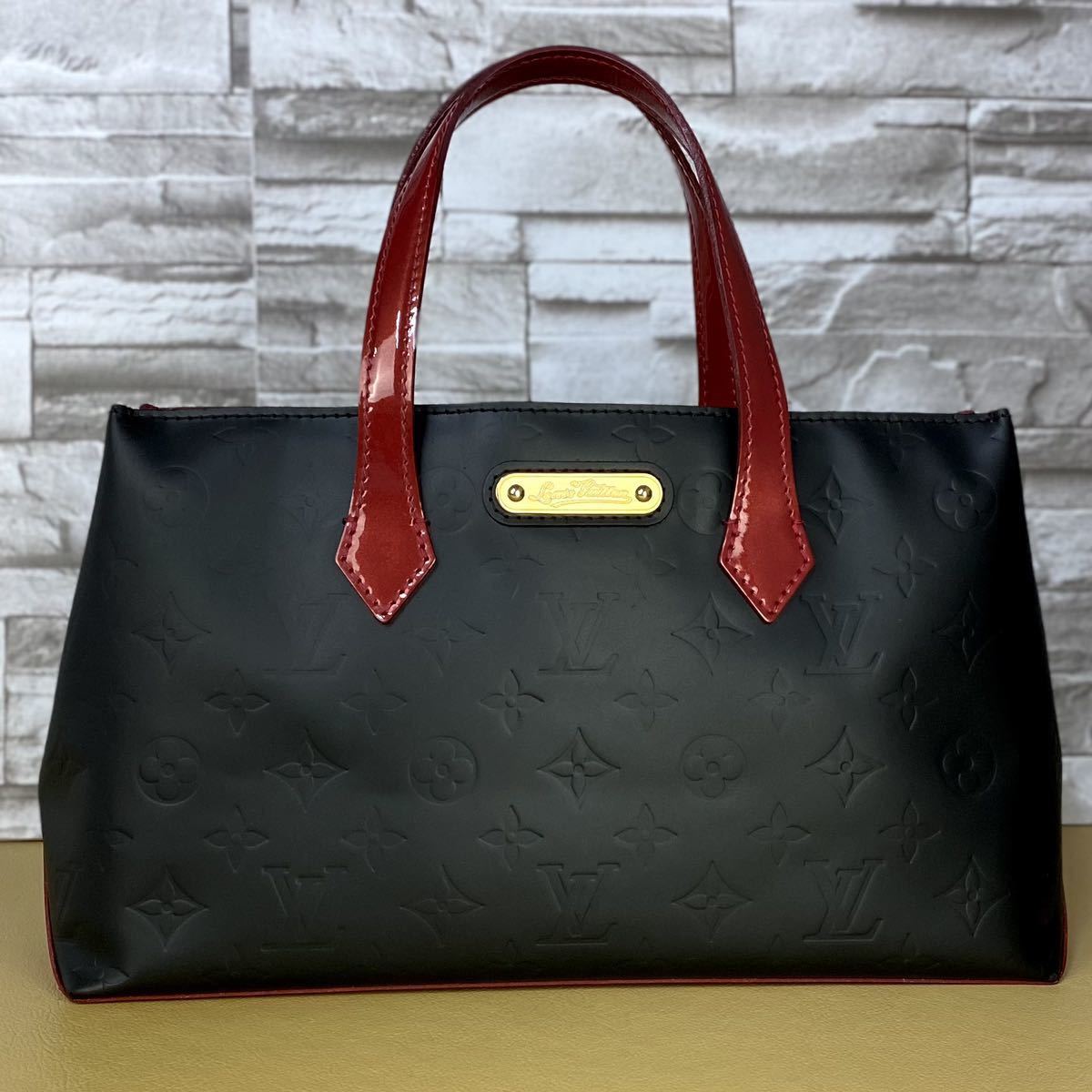 536 Louis Vuitton 1円☆美品☆ ウィルシャーPM ハンドバッグ トート 