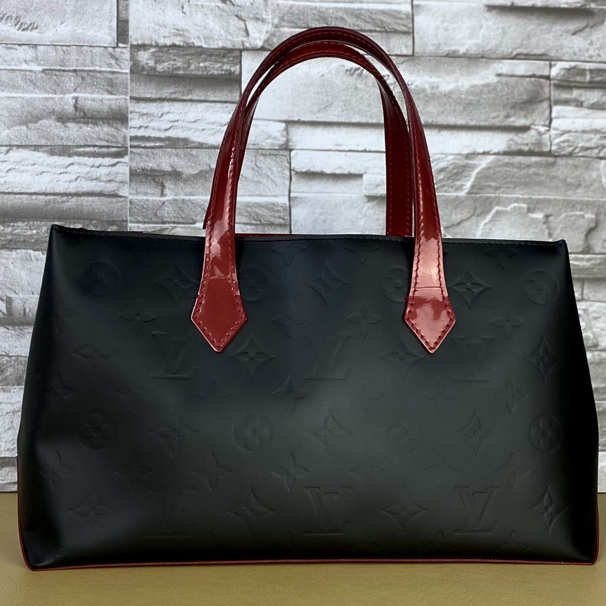 536 Louis Vuitton 1円☆美品☆ ウィルシャーPM ハンドバッグ トート 