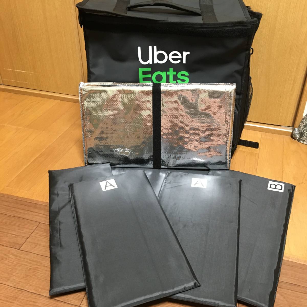 1円スタート: Uber Eats 配達用バッグ ウーバーイーツ ウバック K