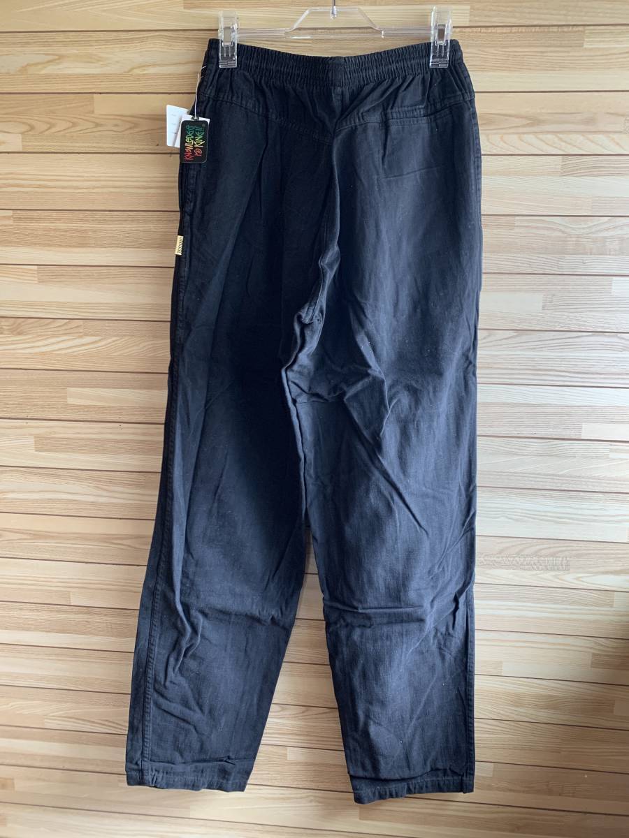 ★送料無料★新品未使用★STUSSY ステューシー オールド ビーチパンツ イージーパンツ★Brushed Beach Pant★USA製 黒 Ssize★ビンテージ STUSSY Tシャツ stussy パーカー フーディー メンズ