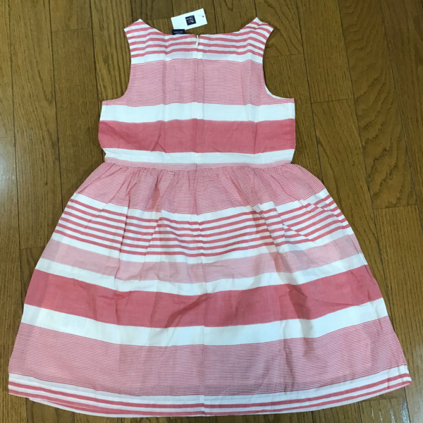 Gap 130cm ストライプ ワンピース 4900円相当 タグ付 ノースリーブ ワンピース ロング 売買されたオークション情報 Yahooの商品情報をアーカイブ公開 オークファン Aucfan Com