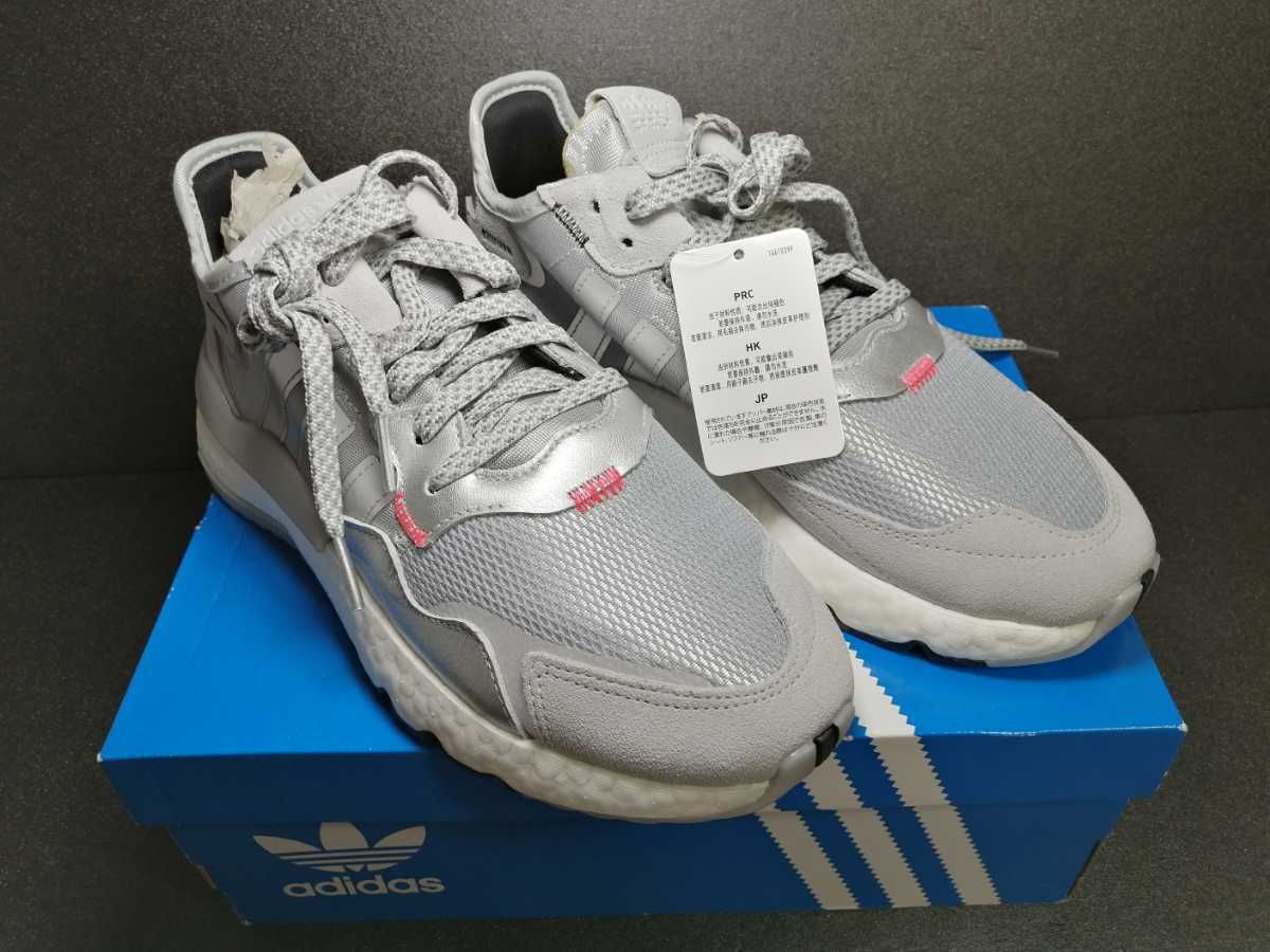 新品 未使用 adidas NITEJOGGER アディダス ナイトジョガー 25.0cm EE5851 スニーカー ウォーキング カジュアル ジョギングシューズ