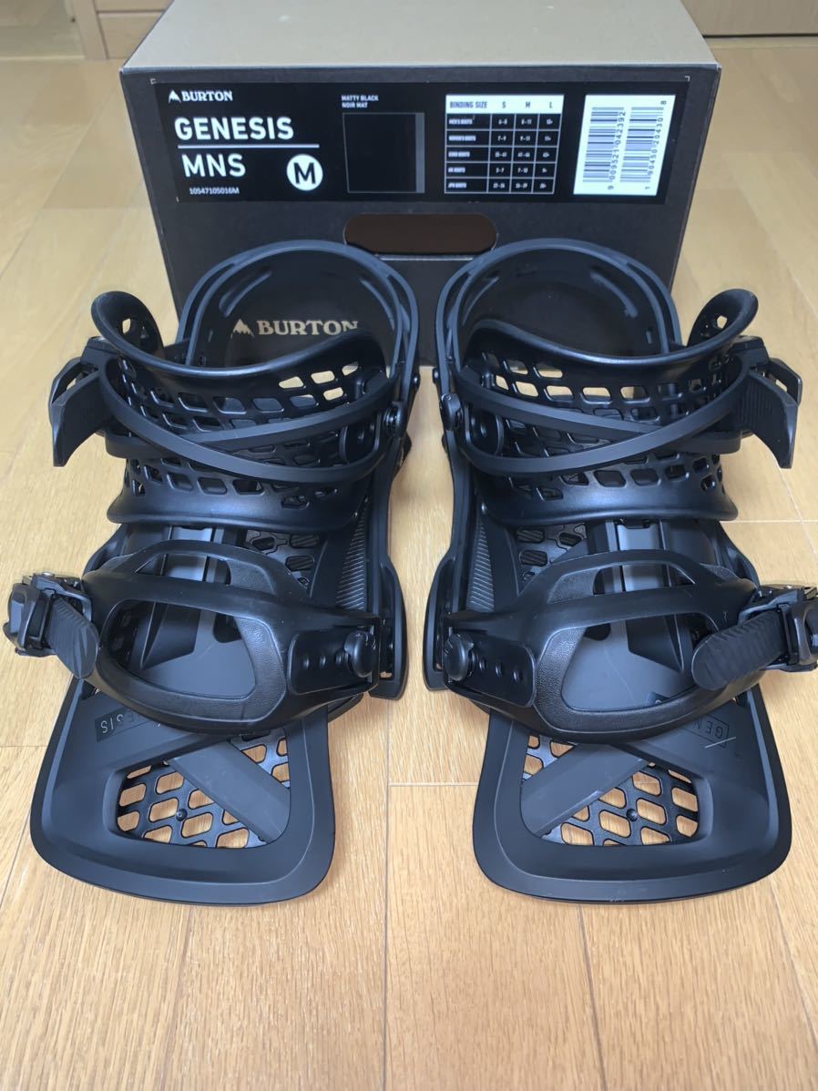 Burton Genesis MNS ビンディング Mサイズ ブラック 【公式通販】