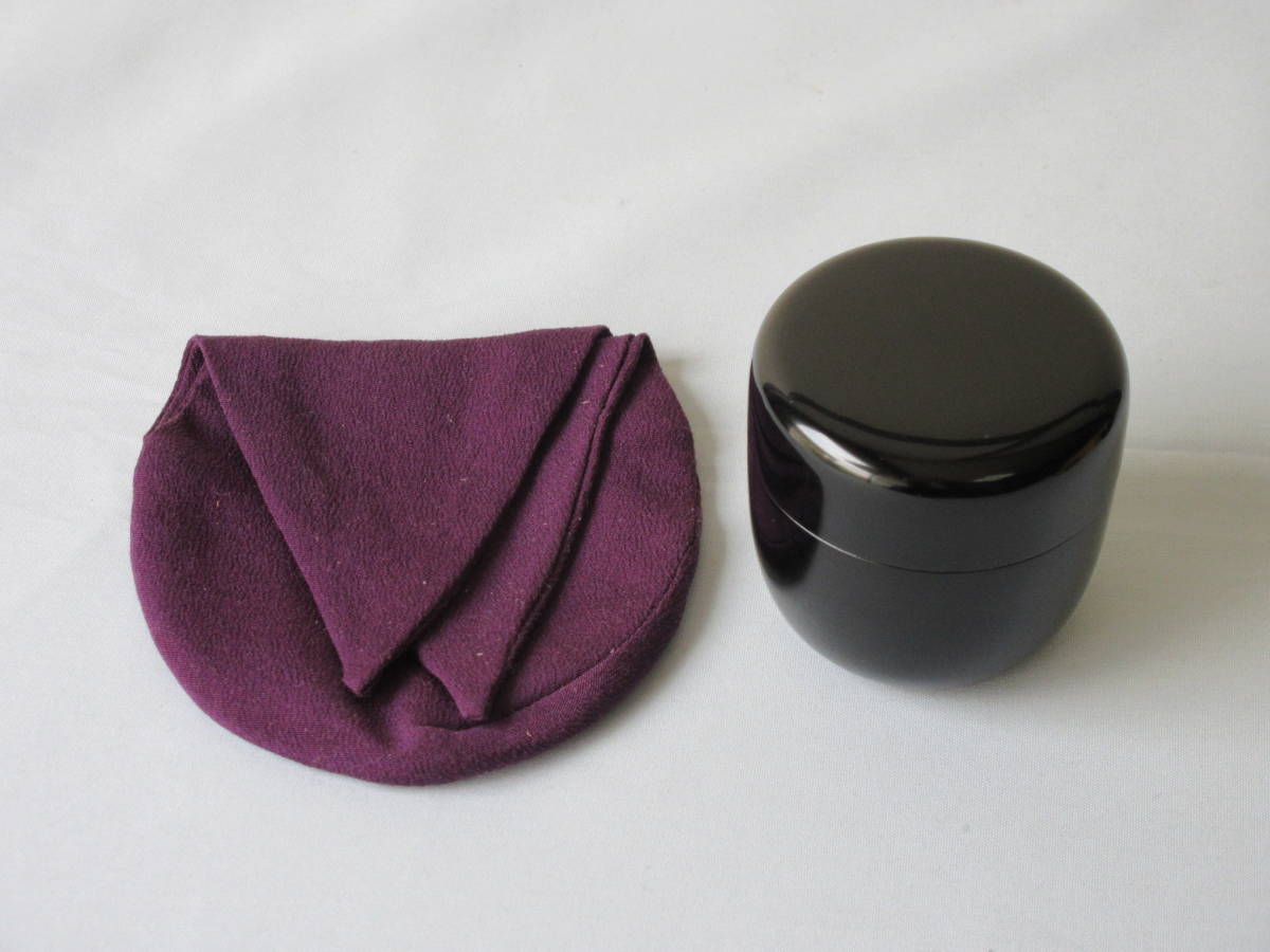 茶道具 茶通箱セット 大津袋 茶通箱（さつうばこ） B [仕服付茶入・棗