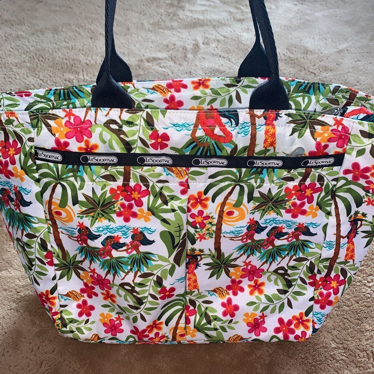 送料無料！ほぼ未使用□LeSportsac レスポートサック Hawaii ハワイ 