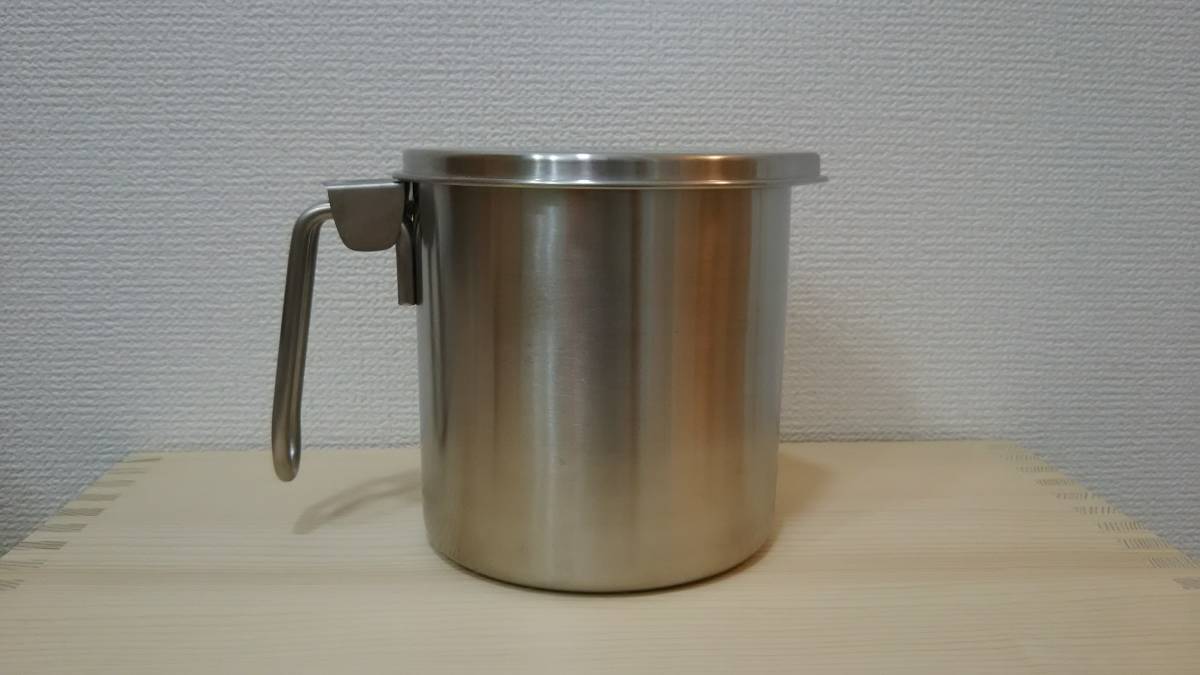 廃盤品 無印良品 ステンレス オイルポット 油こし器 オイルクリーナー 天ぷら油 キッチンツール 売買されたオークション情報 Yahooの商品情報をアーカイブ公開 オークファン Aucfan Com