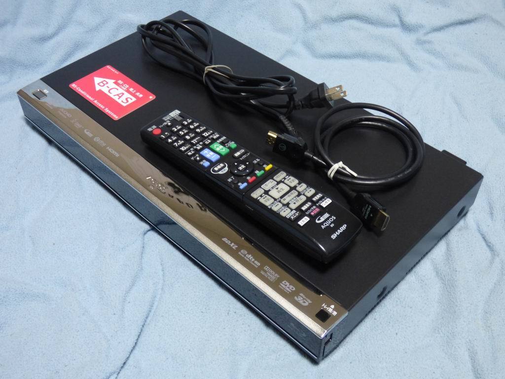 【送料無料】◇BD-W2600◇純正リモコン◇メンテナンス済◇SHARP ブルーレイレコーダー 2014年製 2番組同時録画 【中古】 [H8ZKR]