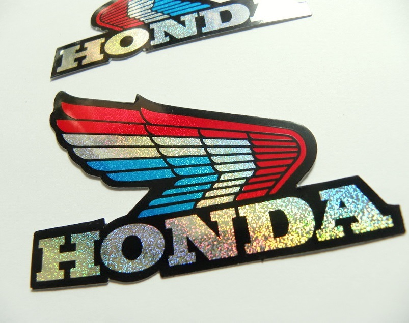 キャンペーン ステッカー シール 左右一組セット ウィング 羽 赤 銀 青 Motorsport モータースポーツ ホログラム Wing Honda ホンダ ステッカー デカール 売買されたオークション情報 Yahooの商品情報をアーカイブ公開 オークファン Aucfan Com