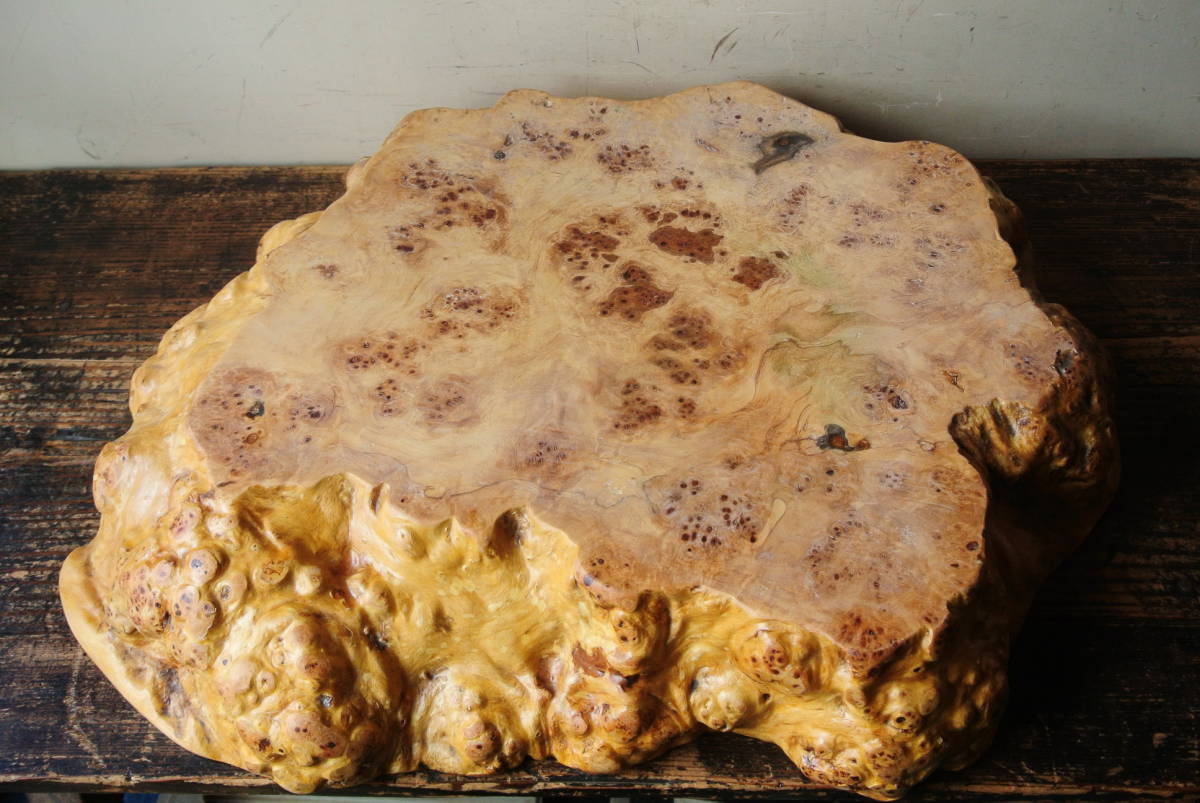 【美品】天然木　玉杢　瘤　花台 人気定番，2025】 天然瘤台 玉杢 葡萄杢 瘤木 花梨 座卓 テーブル