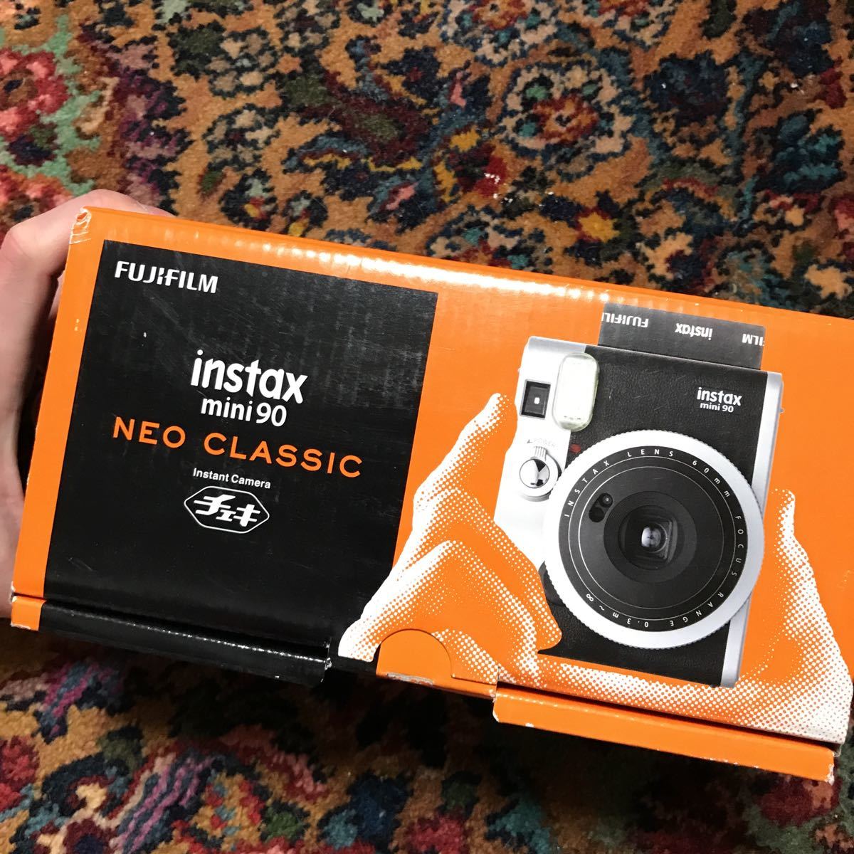 新品未使用　チェキ instax mini 90 NC(ネオクラシック) ブラック　希少 mini 0 instax 富士 INSTAX nc