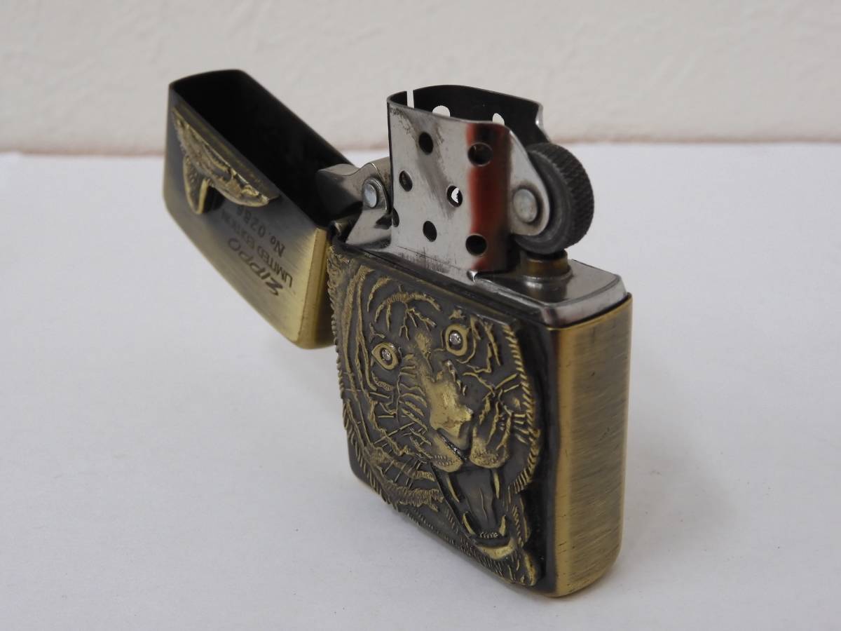zippo 天然ダイヤ タイガー リミテッド エディション zippo 天然ダイヤ タイガー リミテッド エディション ZIPPO ジッポー