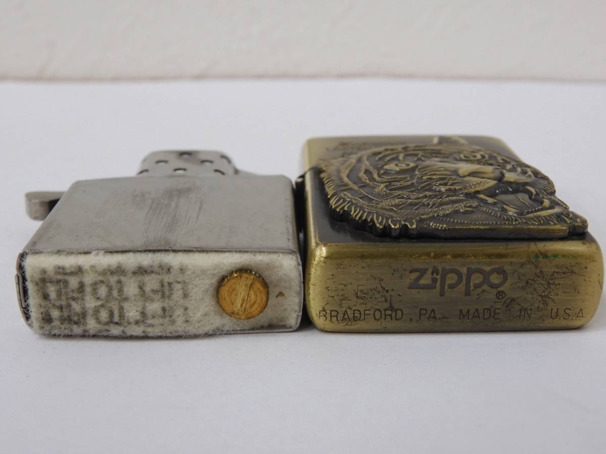 ◇【S11544】Zippo ジッポ ライター 虎 天然ダイヤモンド入り 2000個