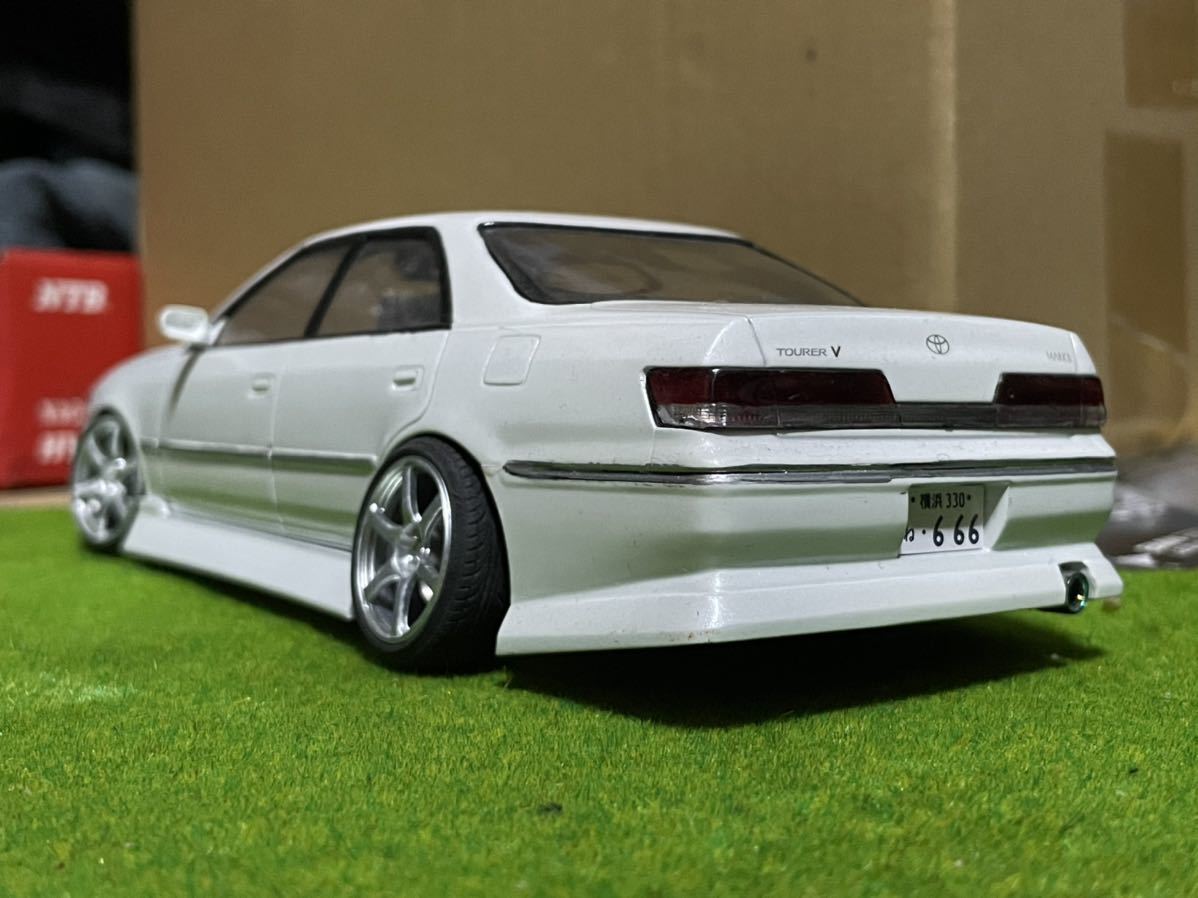 アオシマ 1 24 Jzx100 マークiiツアラーv 完成品 ジャンク 完成品 売買されたオークション情報 Yahooの商品情報をアーカイブ公開 オークファン Aucfan Com