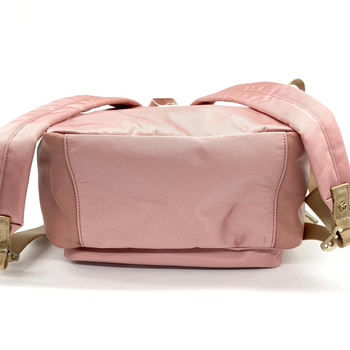 未使用品◇TOCCA トッカ ナイロン×レザー リュックサック◇ pink 