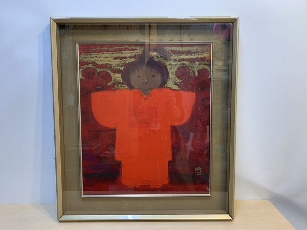 【定番，大得価】 真作 日本画家幸田暁冶作 F10号サイズ 直筆サイン 絵画 &Eta;(人物画)｜売買されたオークション情報、yahooの商品情報をアーカイブ公開 - オークファン 人物画