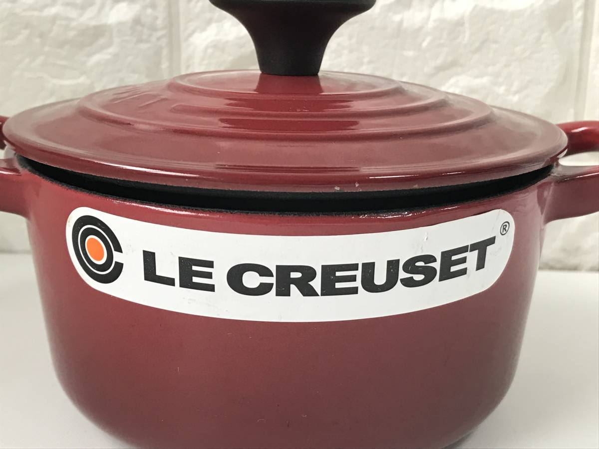 Le Creuset 両手鍋 赤 20cm