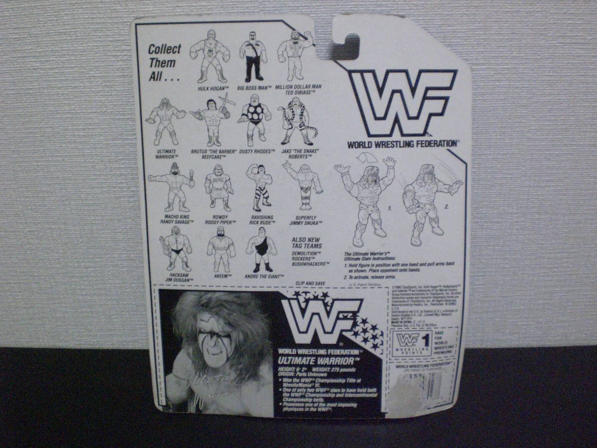 当時物 91年製 未開封 難あり ハズブロ WWF アルティメットウォリアー
