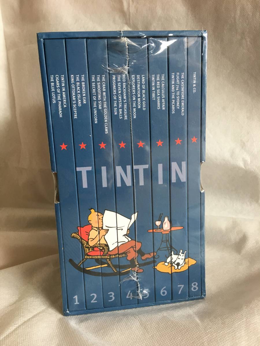 TINTIN タンタンの冒険 コレクターズBOX 未開封 英語 HERGE 本、雑誌