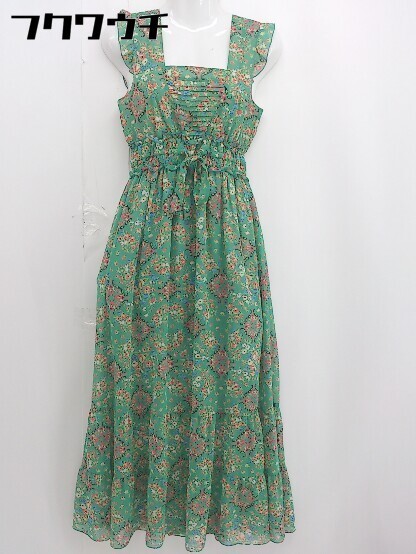 ◇ JILL STUART ジル スチュアート 花柄 ノースリーブ 膝下丈  