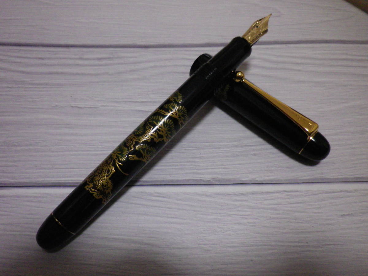 PILOT パイロット万年筆【14K-585】蒔絵 國光會 未使用 漆 高級まきえ