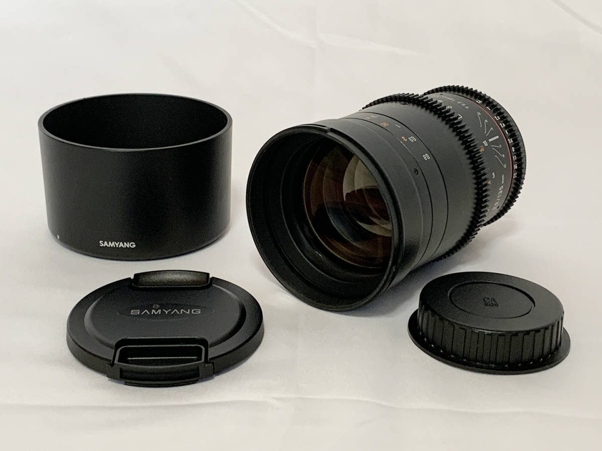 ■美品 SAMYANG シネマレンズ 135mm T2.2 ED UMC キヤノンEF用 フルサイズ対応■_2
