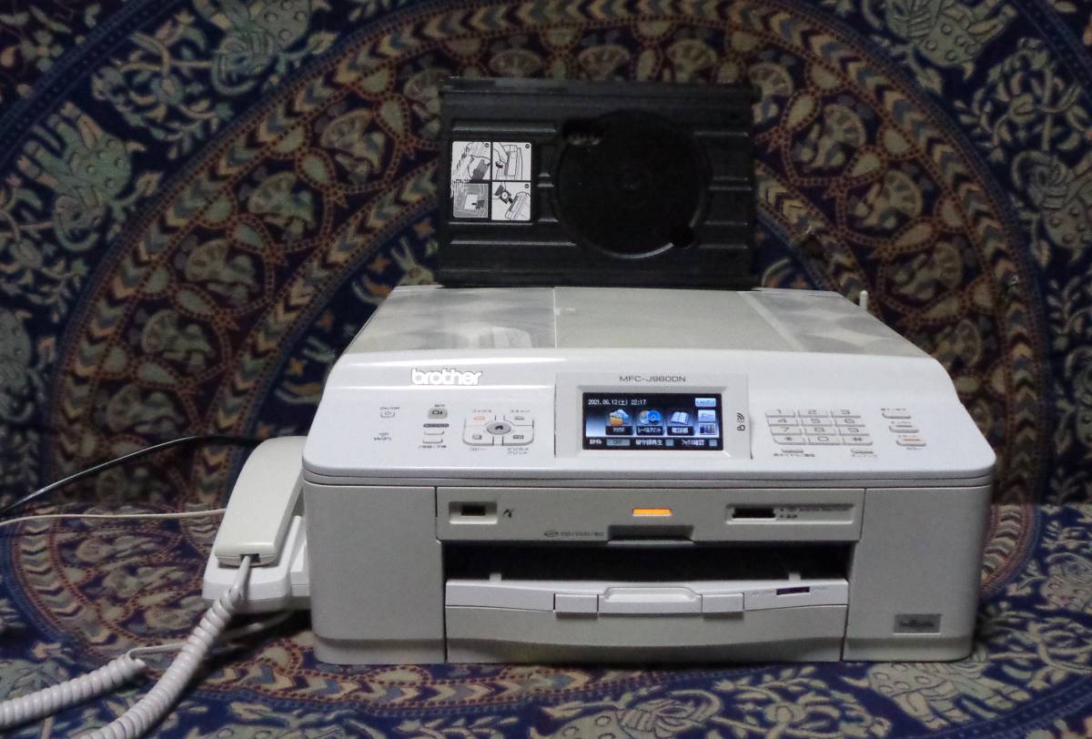 ☆ Fax & Tel ☆ MFC-J960DN ☆.531 ☆ CD;DVD;BD レーベルプリント ☆ トータル印字枚数・・・・・・ 004，938枚