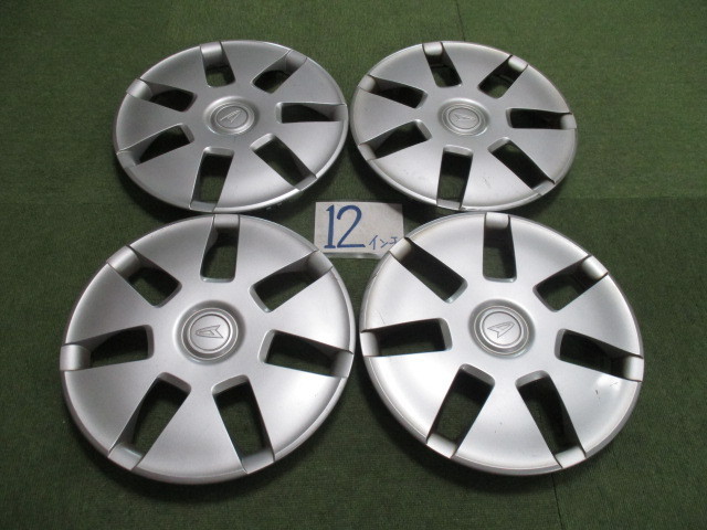 F365　ダイハツ◆純正　ハイゼットカーゴ等　１２インチ　ホイールキャップ　４枚 ダイハツ ハイゼットカーゴ パーツ情報 純正ナビ バックカメラの中古 公式ハイゼットカーゴのグレードと新車価格｜ダイハツ