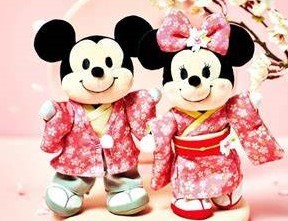 ぬいもーず　袴　着物　セット nuiMOs ディズニー ぬいもーず ぬいぐるみ 専用 コスチューム 2点
