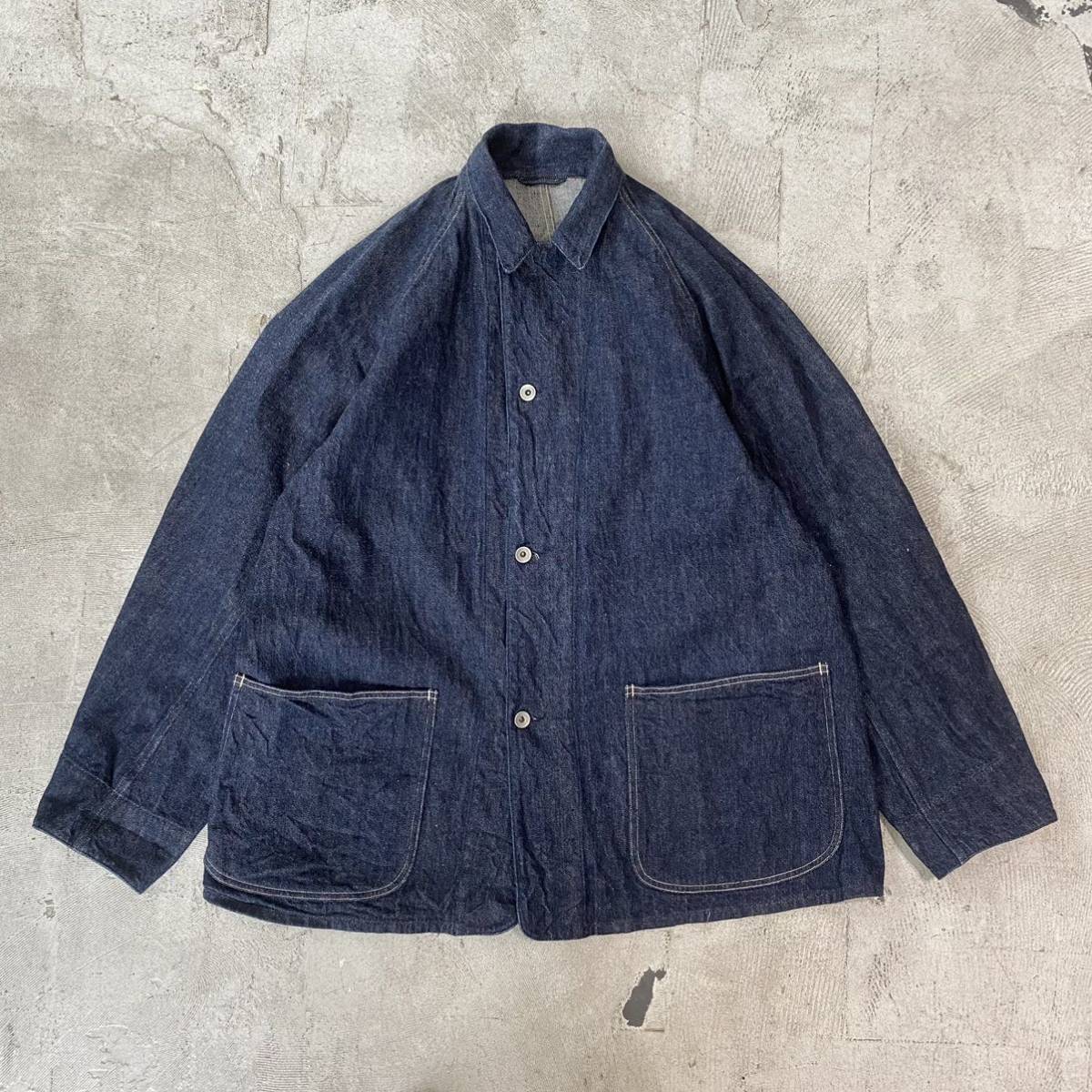21ss 希少 COMOLI コモリ デニム ワーク ジャケット DENIM WORK JACKET 