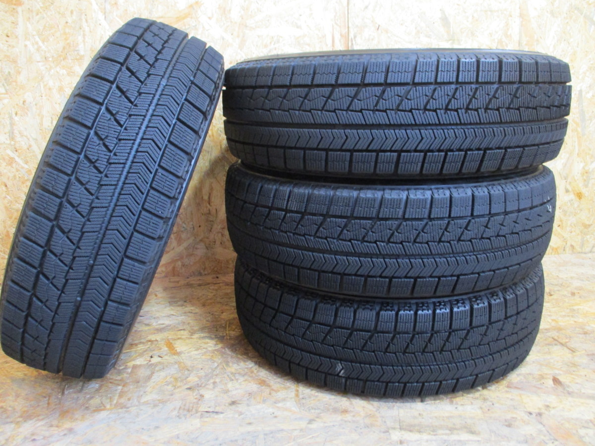 【青森発】165/65R14 79Q★8.5分山 ブリヂストン BLIZZAK VRX 2018年製 4本 スタッドレス【送料無料】AOM-X1176 ダイハツ トール