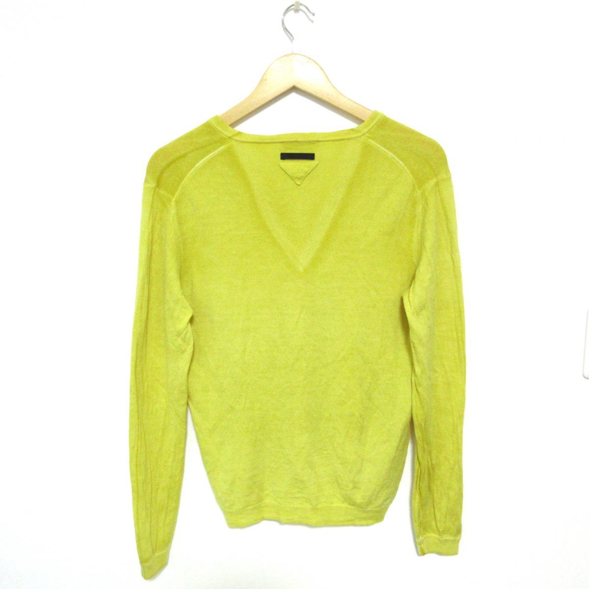 PRADA プラダ 美品 中古・古着通販PRADA (プラダ) ニット vネックの 