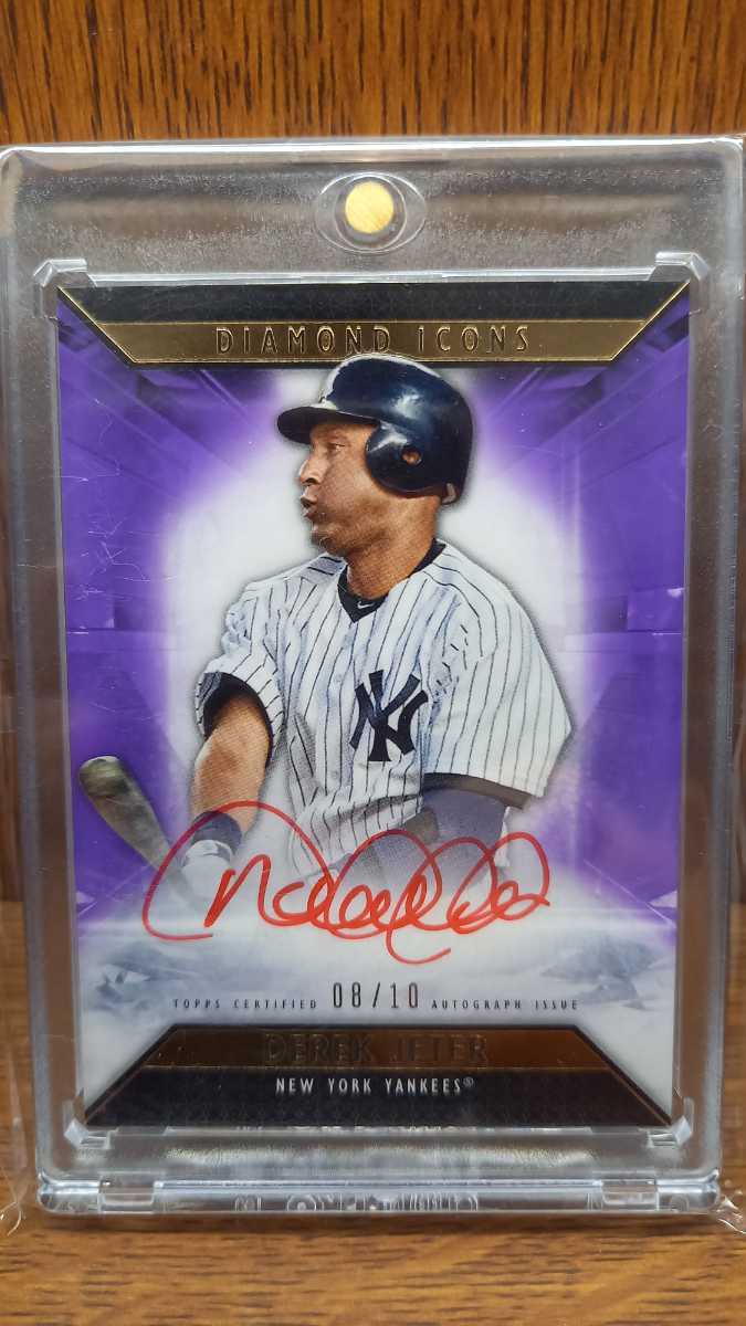  2019 topps diamond icons derek jeter auto 赤インク 10シリ baseball MLB ジーター(Topps)｜売買されたオークション情報、yahooの商品情報をアーカイブ公開 - オークファン シングルカード