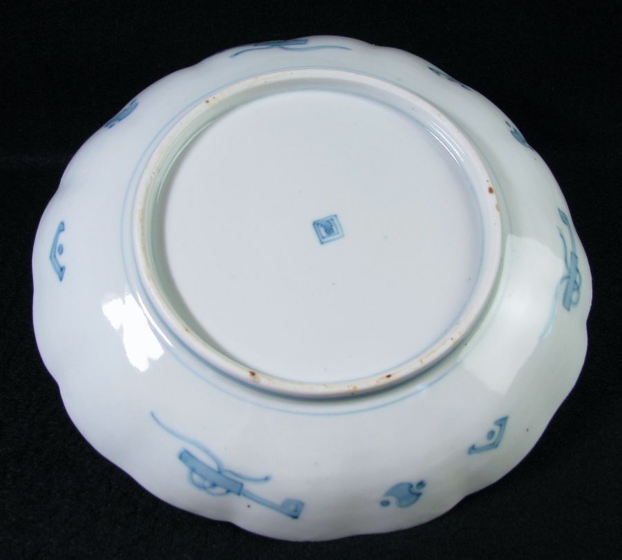 古伊万里 錦手 宝尽くし文様 七寸皿 2枚 古伊万里 錦手 宝尽くし文様