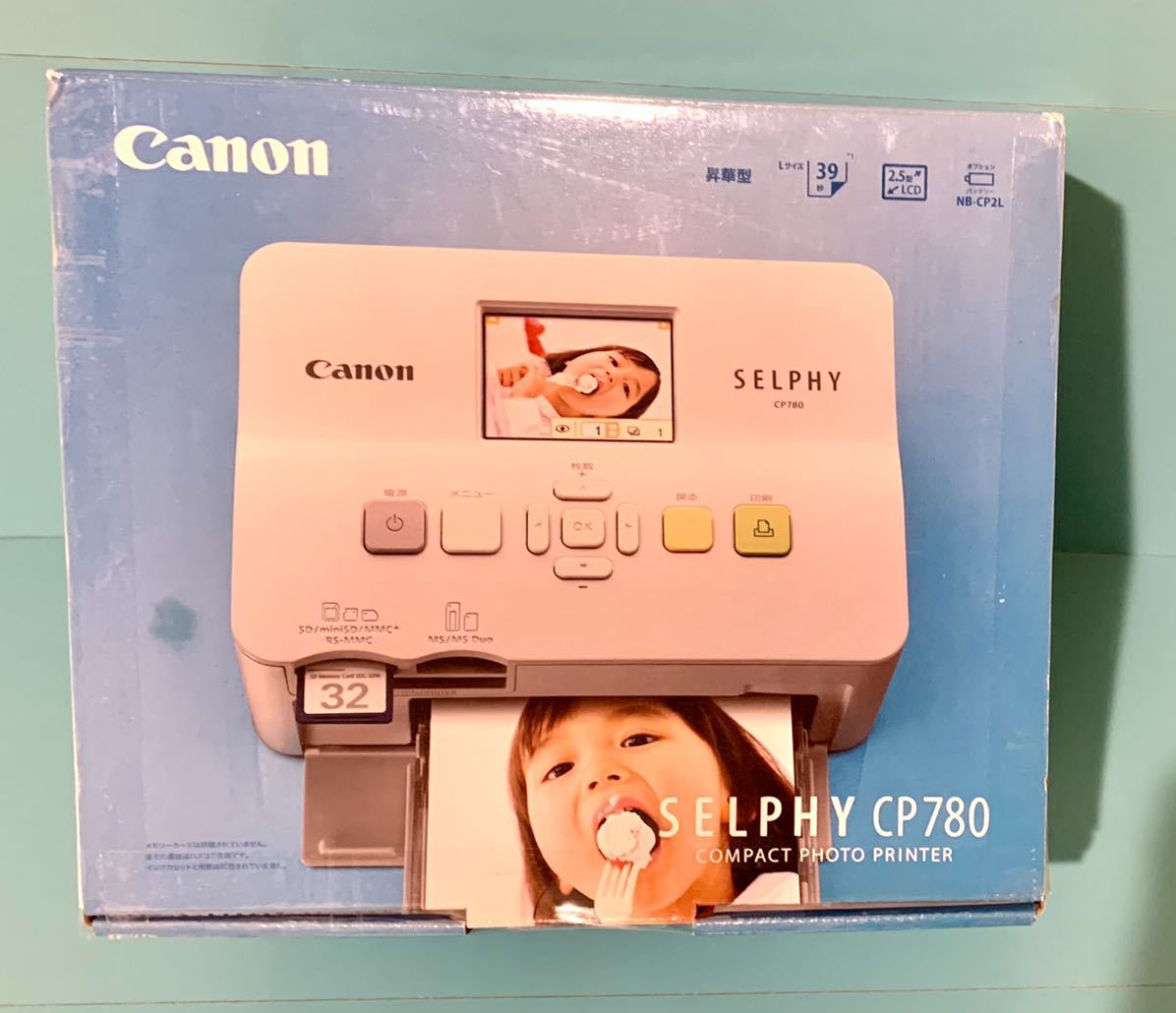 Canon SELPHY CP780 : コンパクトフォトプリンタ コンパクトフォト