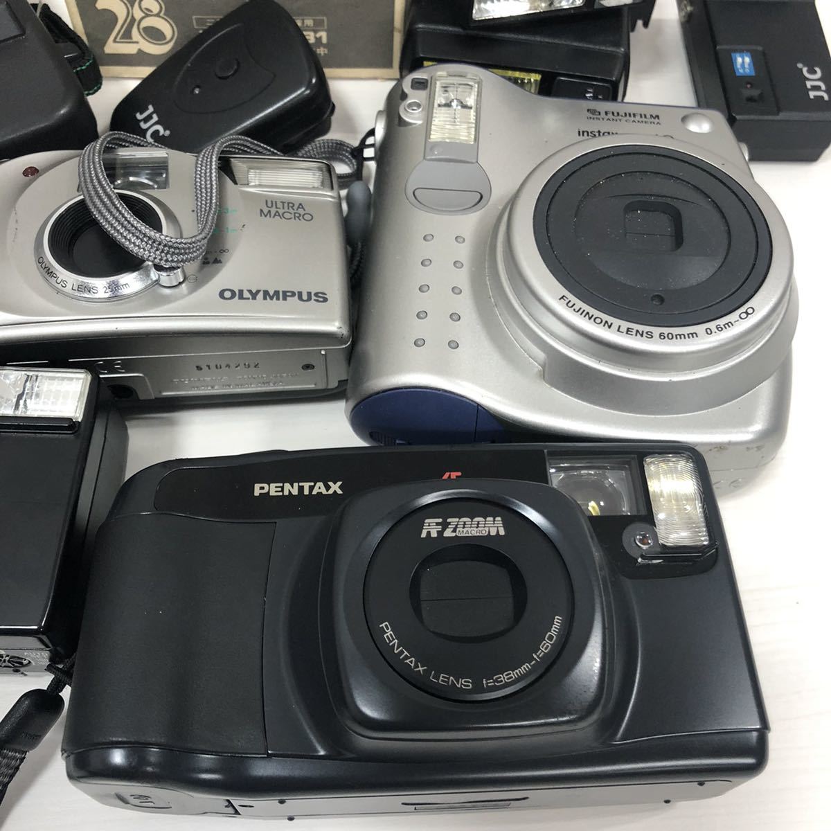FUJIFILM PENTAX OLYMPUS フィルムカメラ ストロボ　大量まとめ　動作未確認_5