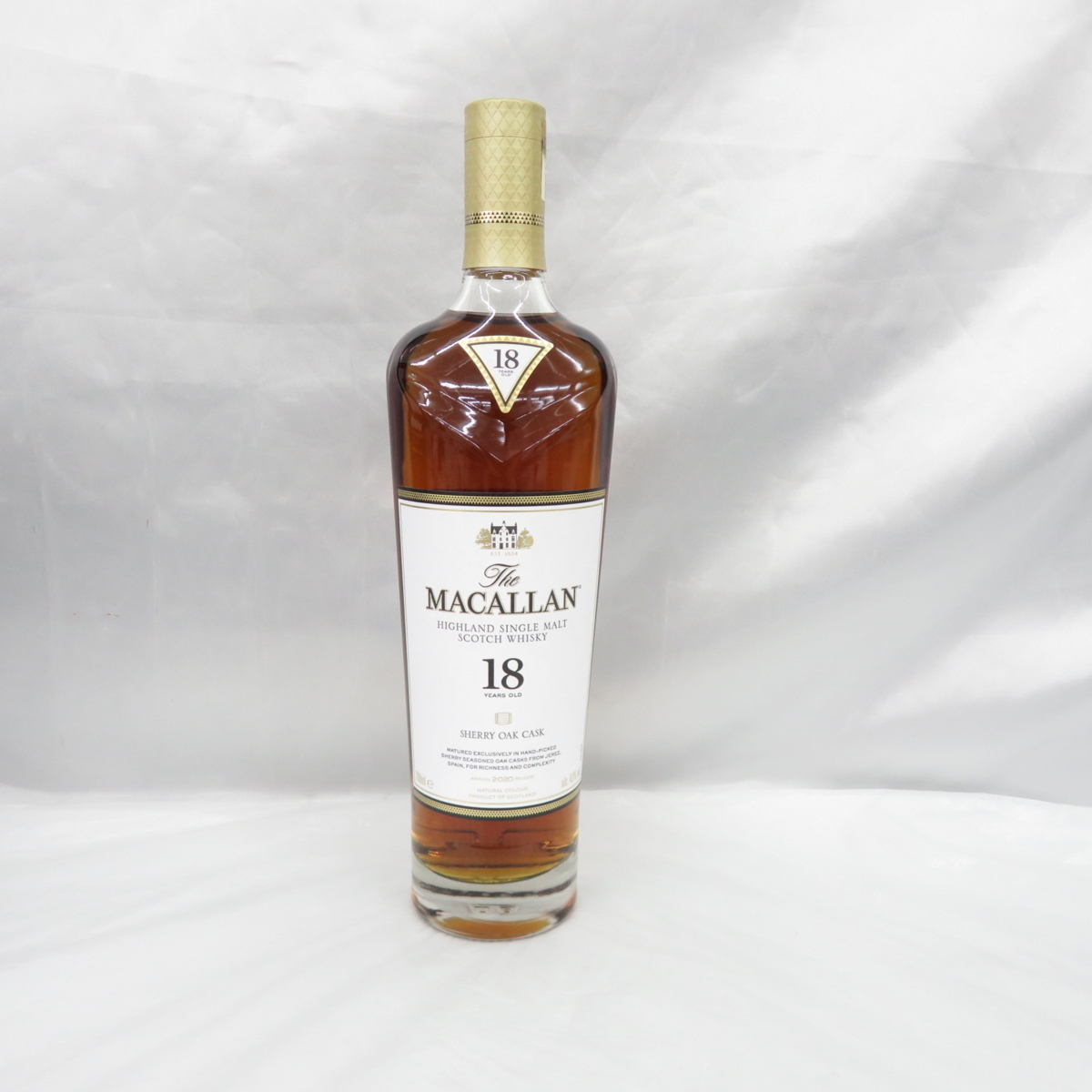 未開栓】The MACALLAN ザ・マッカラン 18年 2020 シェリーオークカスク