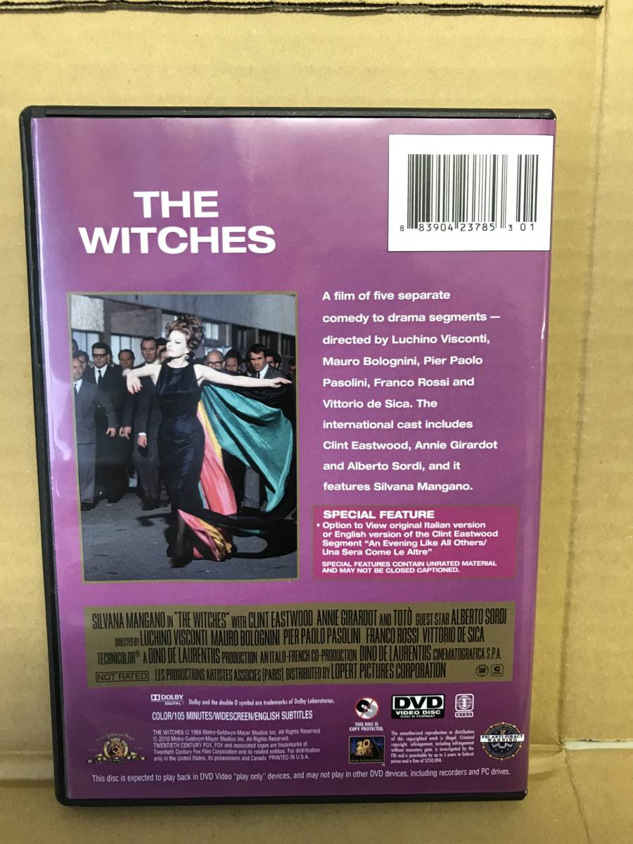 T 1219 輸入盤洋画 Dvd 華やかな魔女たち The Witches 1967イタリア映画 ヴィスコンティ シルヴァーナ マンガーノ サスペンス 売買されたオークション情報 Yahooの商品情報をアーカイブ公開 オークファン Aucfan Com