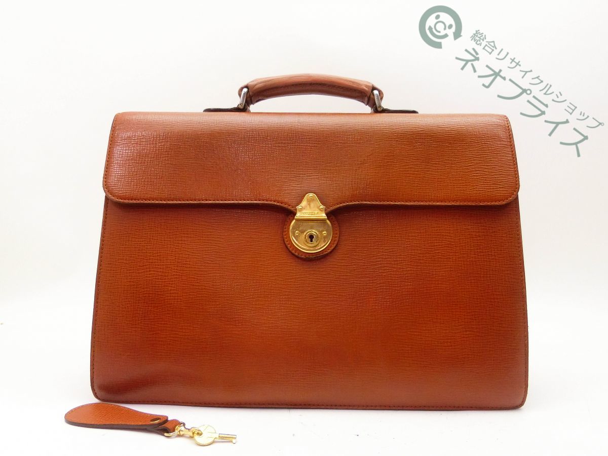 ◆Z8984 BURBERRY バーバリー レザー ノバチェック ビジネス ブリーフ バッグ