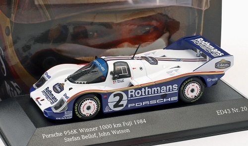 ベロフコレクション 限定300個 ロスマンズポルシェ956 1984年 富士 1/43