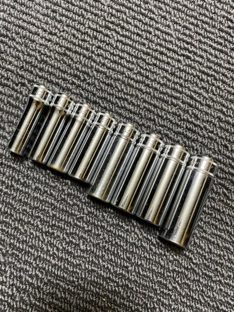 Snap-on スナップオン 12ポイントディープソケットセット 3/8 スナップオン