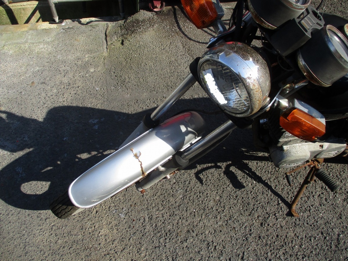 スズキ GN50E 無料バイク引取り回収事例｜劣化激しくエンジン圧縮なし 