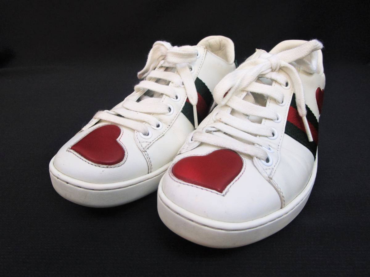 エンブロイダリー スニーカー グッチ GUCCI エース シェリー 0 