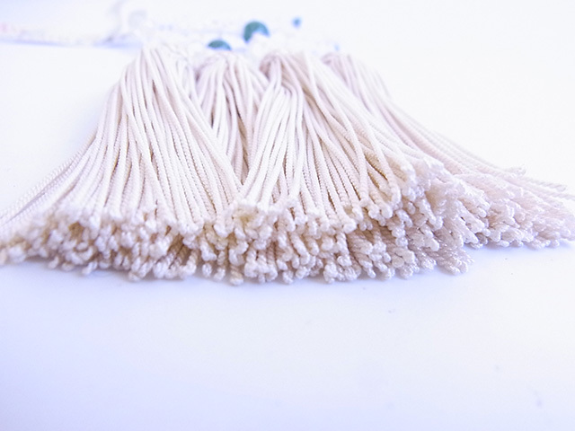 ☆宝の山☆【即決】【仏具】仏具屋廃業品　御念珠　本水晶　上切子　翡翠仕立て　正絹房　約7ミリ　L210621-50_8