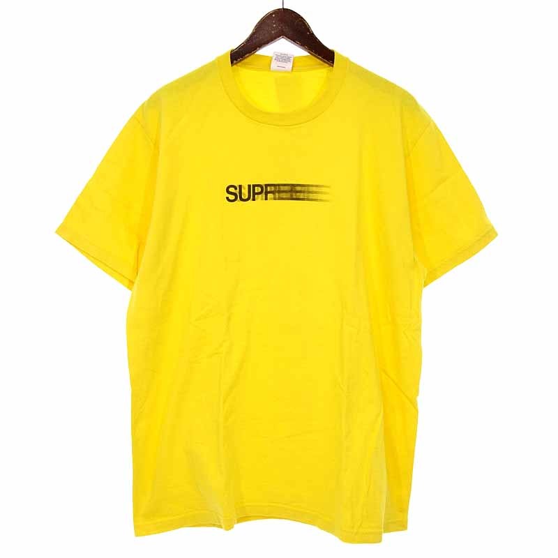 最安値，新作登場シュプリーム/SUPREME 20SS Motion Logo Tee モーション ロゴ 半袖 Tシャツ メンズM イエロー(Mサイズ)｜売買されたオークション情報、yahooの商品情報をアーカイブ公開 - オークファン 男性用